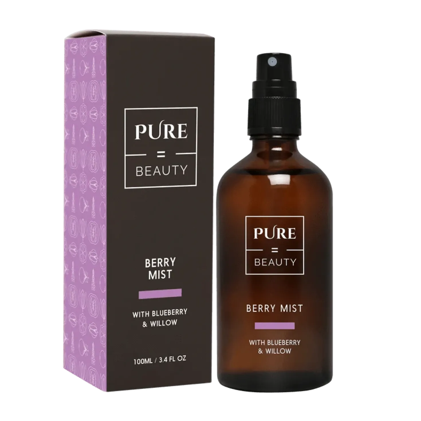 Pure=Beauty Berry Mist With Blueberry & Willow - Kasvovesisuihke 100 ml