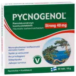 Pycnogenol Strong 40 mg - Rannikkomännyn kuoriuutetabletti 60 tabl.