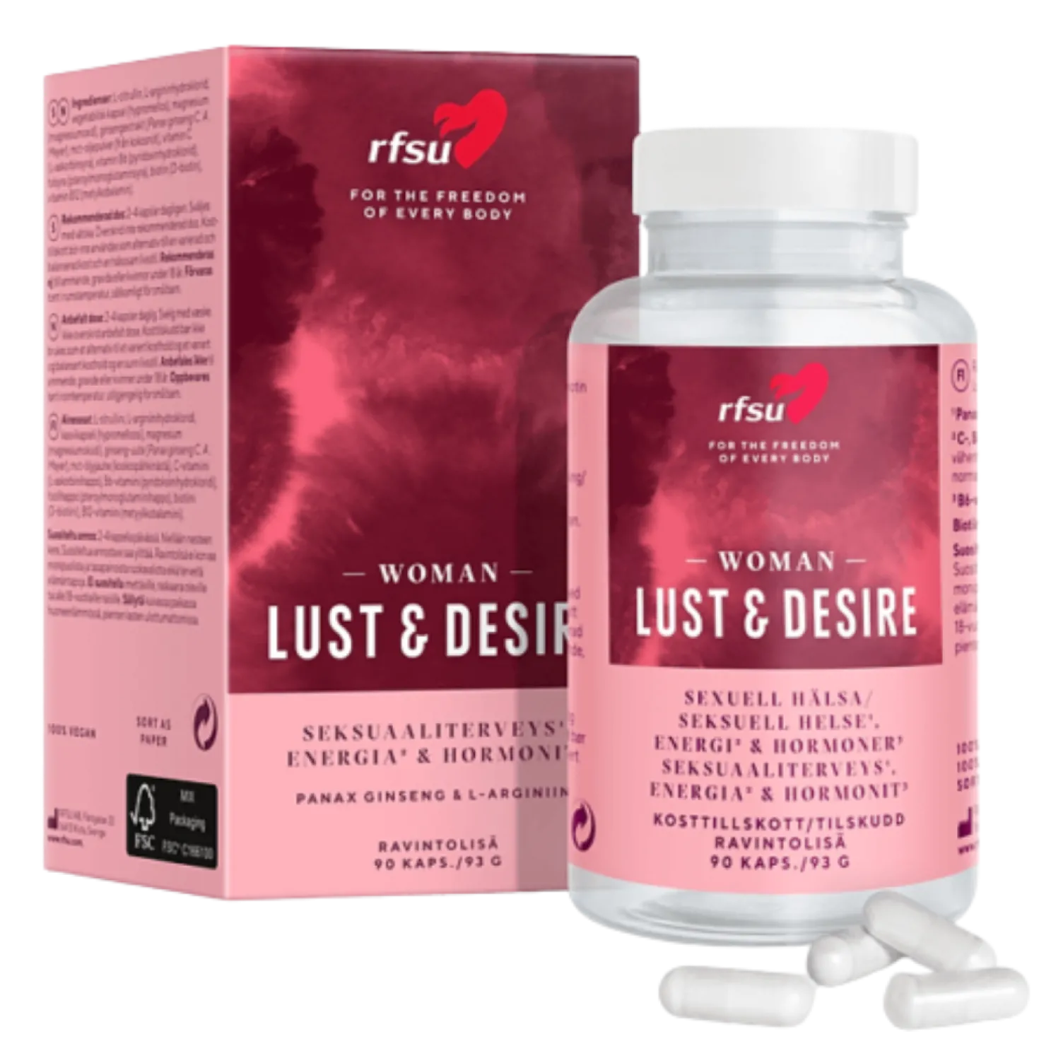 RFSU Lust & Desire Woman 90 kaps. - erä