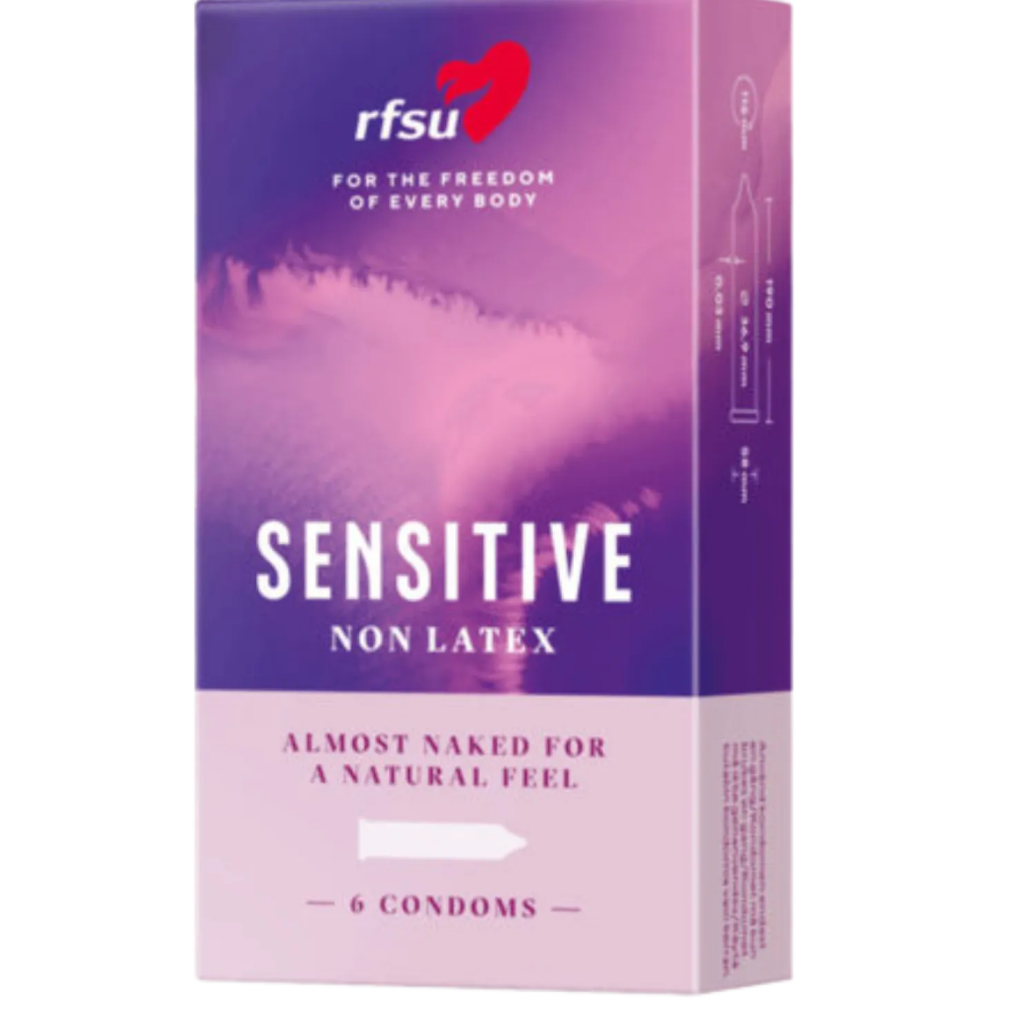 RFSU Sensitive - Lateksiton Kondomi 6 kpl