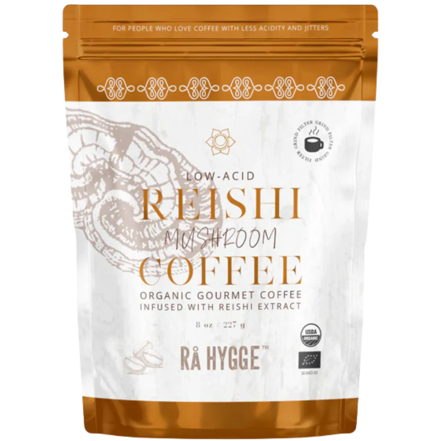 Rå Hygge Reishi Mushroom Coffee - Sienikahvi 227 g