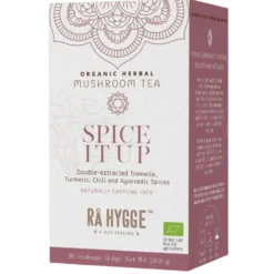 Rå Hygge Spice It Up - Tremella Sieniuutejauhe Yrttitee 16 teepussia - poistuu - Päiväys 01/2027