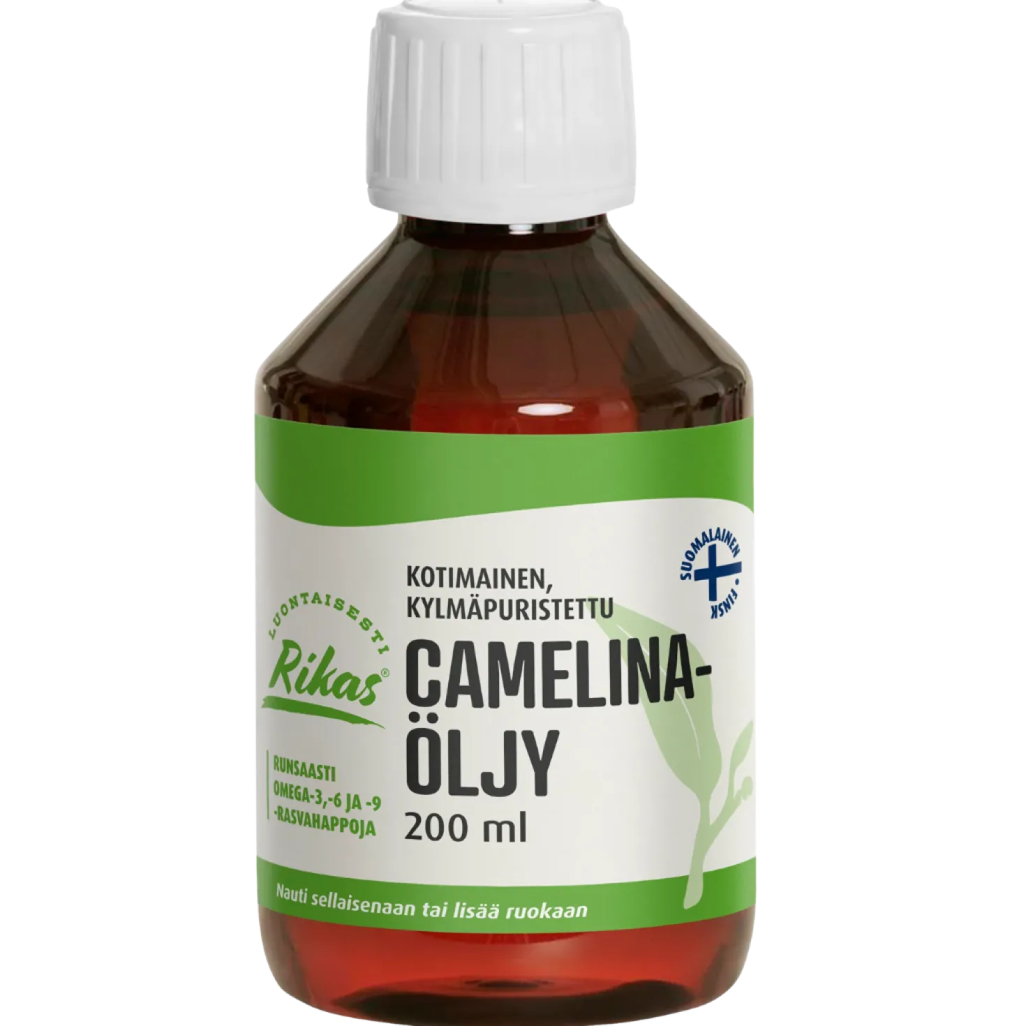 Rikas Kotimainen Kylmäpuristettu Camelinaöljy 200 ml