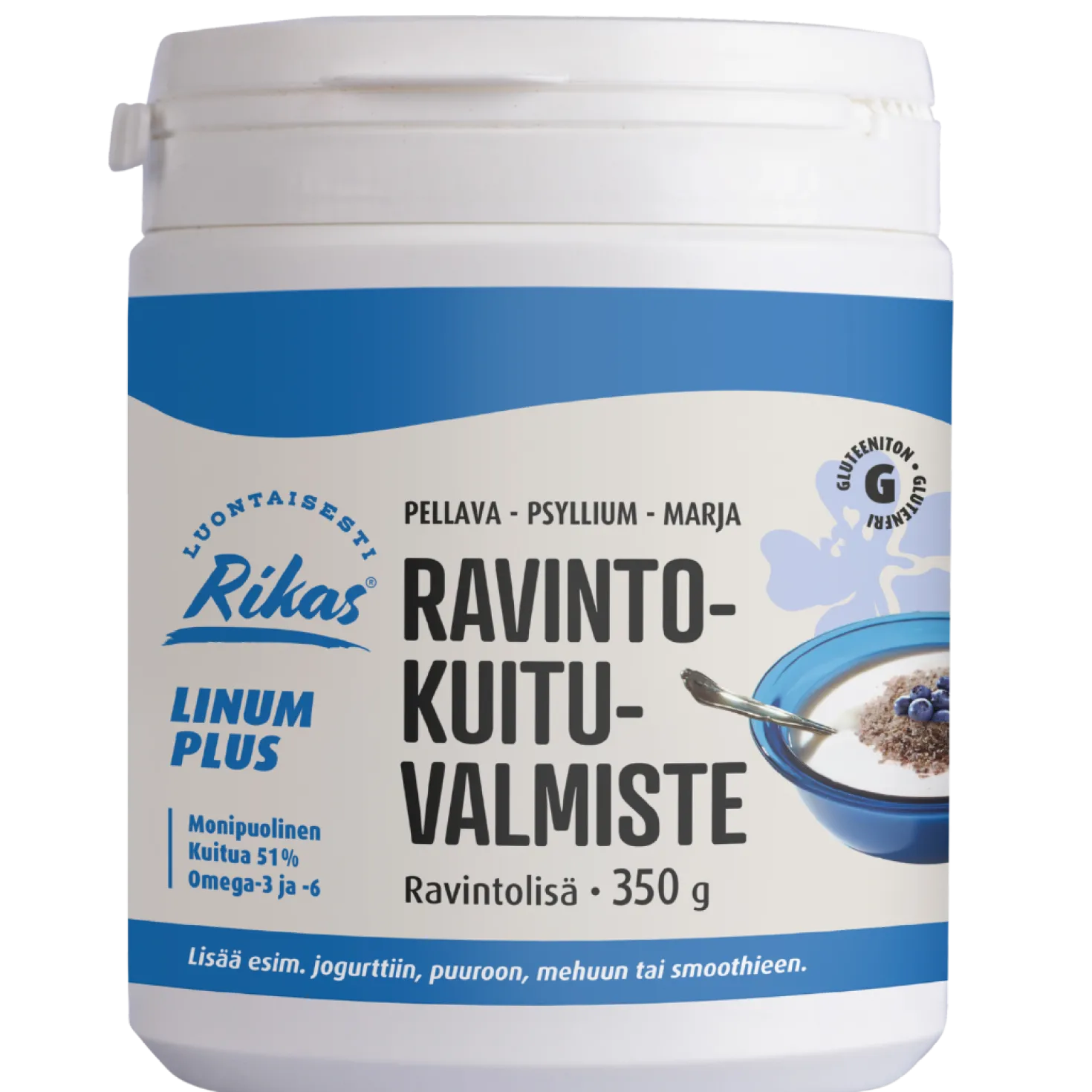 Rikas Linum Plus - Ravintokuituvalmiste 350 g