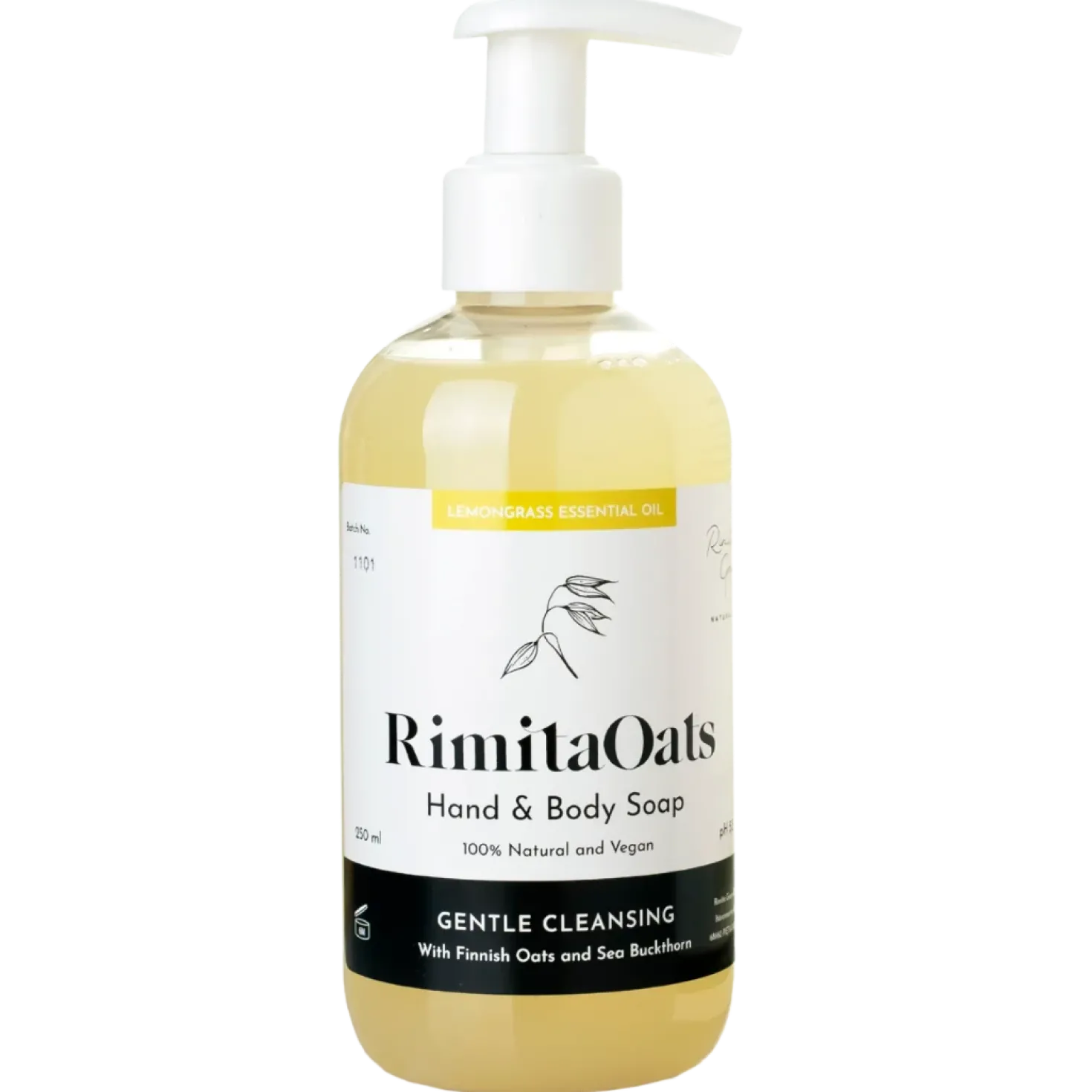 RimitaOats Hand & Body Soap - Käsi- ja vartalosaippua 250 ml