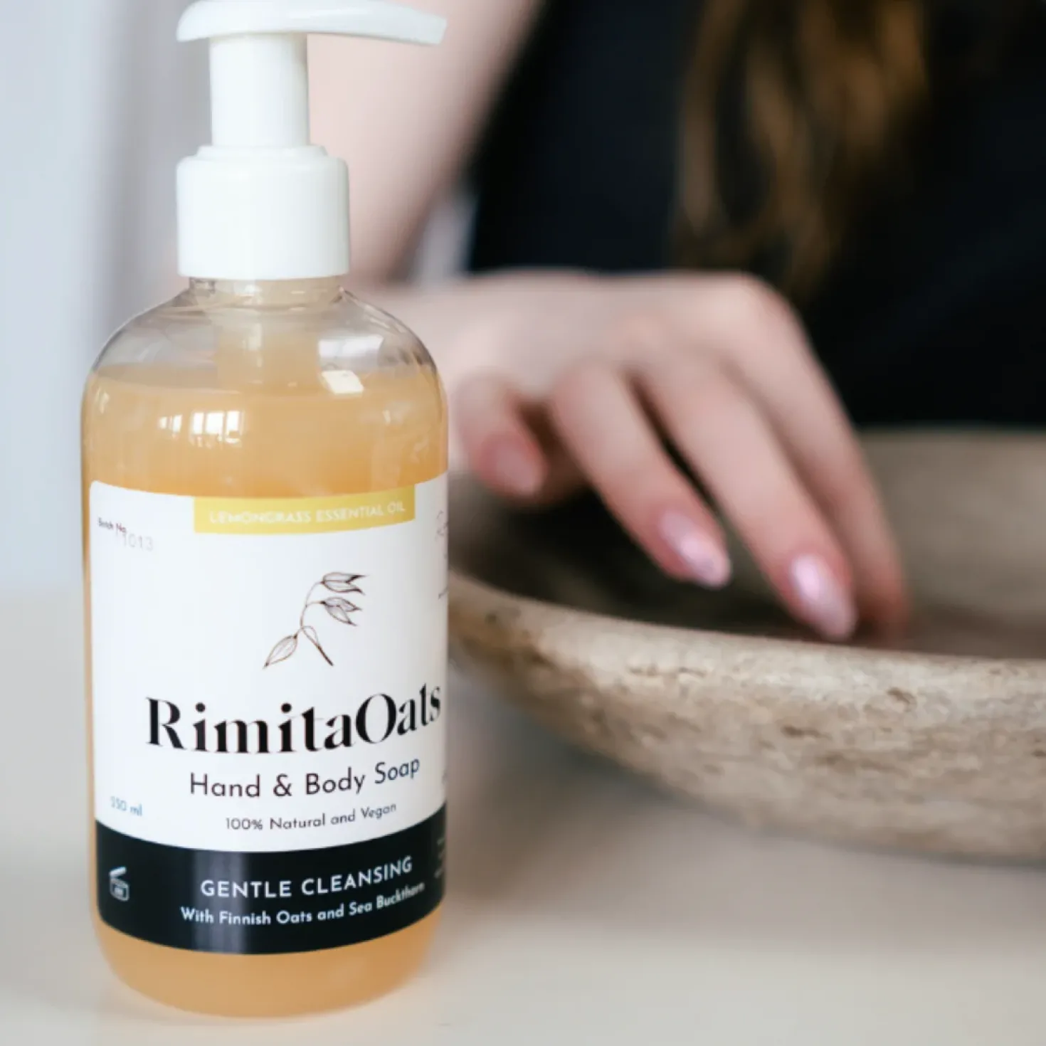 RimitaOats Hand & Body Soap - Käsi- ja vartalosaippua 250 ml