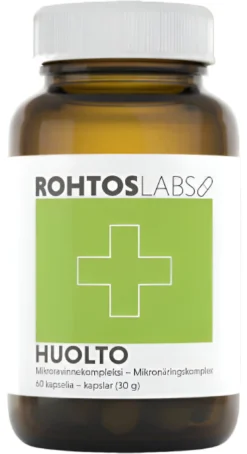 Rohtos Labs Huolto - Mikroravinnekompleksi 60 kaps. - HUOM! Päiväys 09/2026