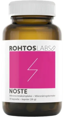 Rohtos Labs Noste - Mikroravinnekompleksi 30 kaps. - HUOM Päiväys 02/2027