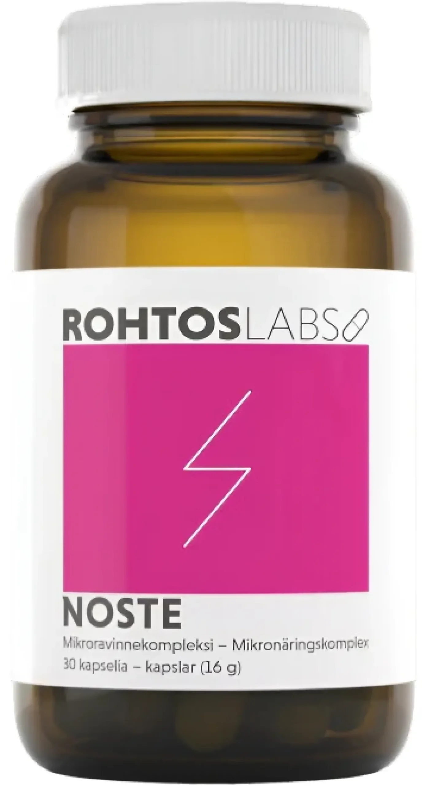 Rohtos Labs Noste - Mikroravinnekompleksi 30 kaps. - HUOM Päiväys 02/2027