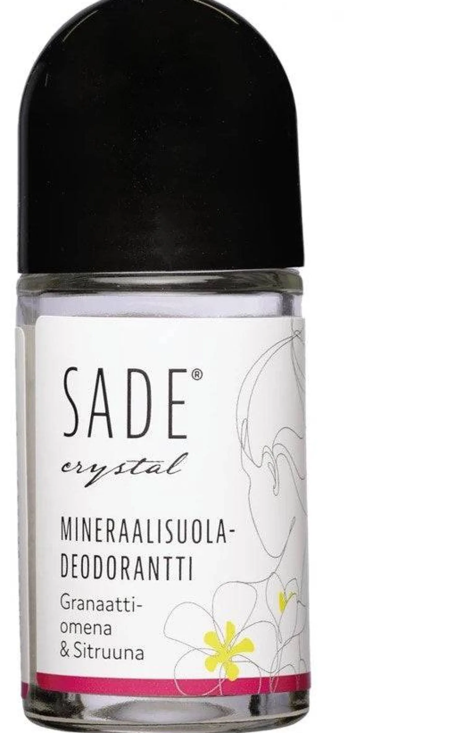 Sade Crystall Roll-On Mineraalisuola Deodorantti 50 ml - Granaattiomena & Sitruuna