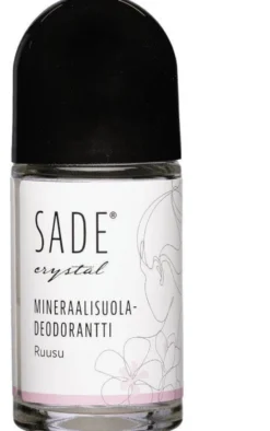 Sade Crystall Roll-On Mineraalisuola Deodorantti 50 ml - Ruusu