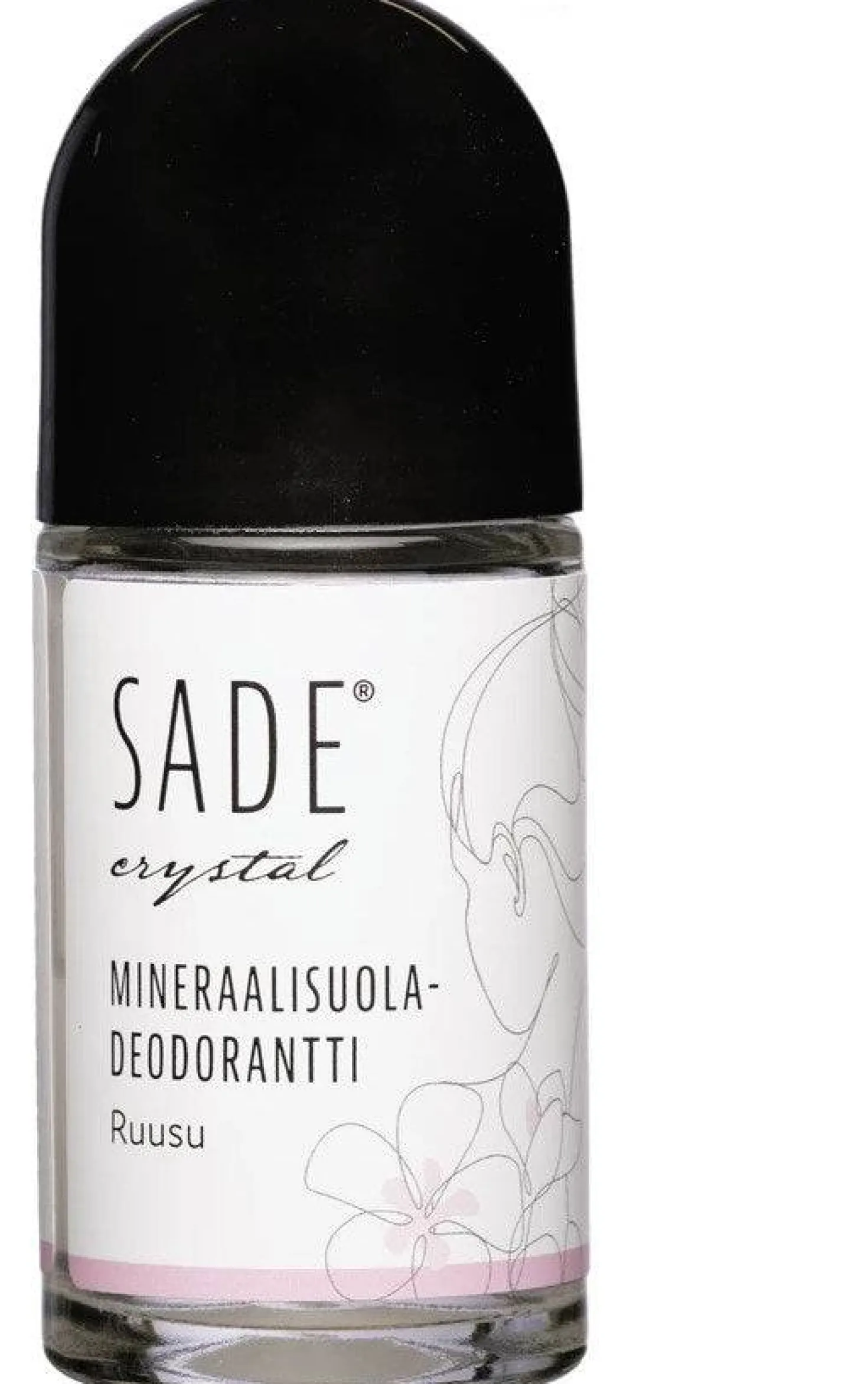 Sade Crystall Roll-On Mineraalisuola Deodorantti 50 ml - Ruusu