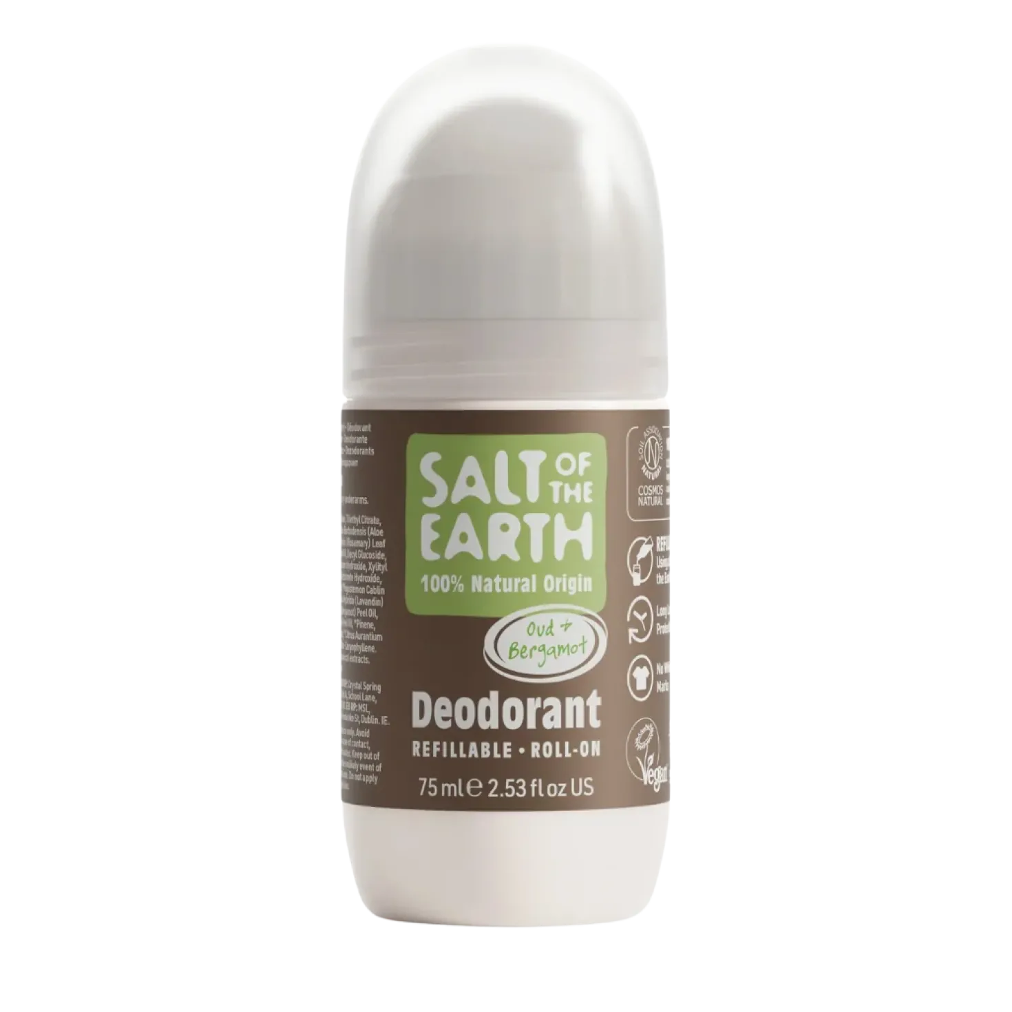 Salt of the Earth - Oud & Bergamot Roll-On Deodorantti 75 ml