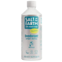 Salt of the Earth - Tuoksuton Spray Deodorantti täyttöpakkaus 500 ml