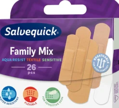 Salvequick Family Mix laastari 26 kpl
