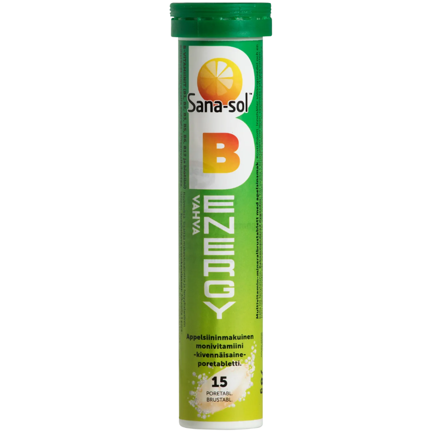 Sana-sol B-Energy Appelsiini 15 poretablettia