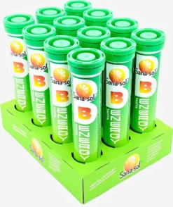 Sana-sol B-Energy Appelsiini - TUKKUPAKKAUS 12x15 poretabl.