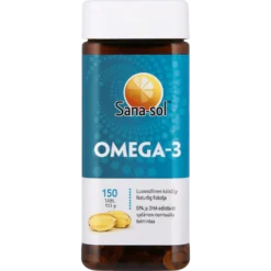 Sana-Sol Omega-3 - Kalaöljyvalmiste 150 kaps.