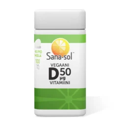 Sana-sol Vegaani D-Vitamiini 50 μg 100 tabl.