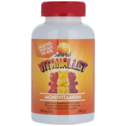 Sana-sol Vitanallet 120 kpl - Monivitamiini lapsille