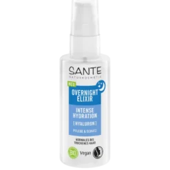 Sante Intense Hydration Overnight Elixir - Hiuksiin jätettävä hoitoaine 75 ml
