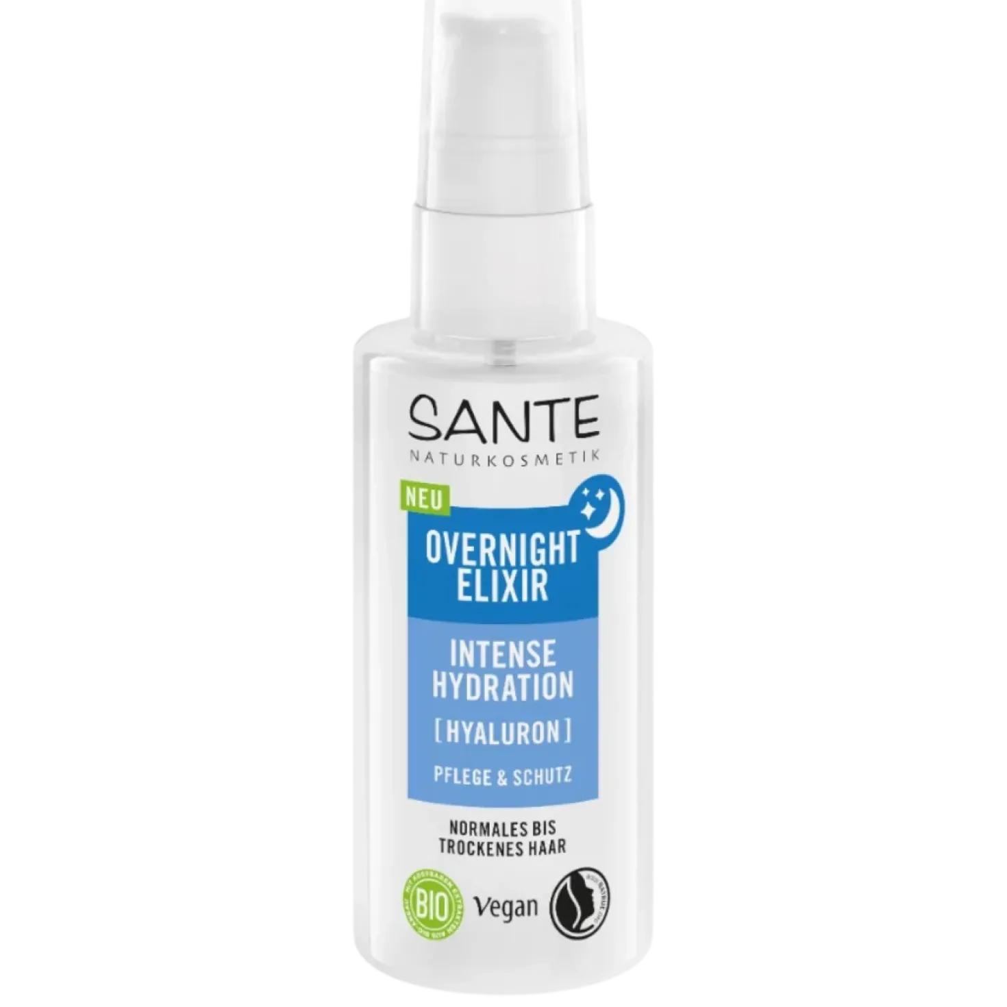 Sante Intense Hydration Overnight Elixir - Hiuksiin jätettävä hoitoaine 75 ml