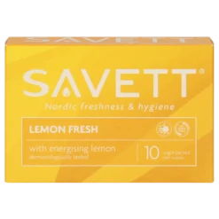 Savett Lemon Fresh - Kosteuspyyhe 10 kpl - erä
