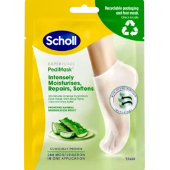 Scholl PediMask Aloe Vera - Jalkanaamio