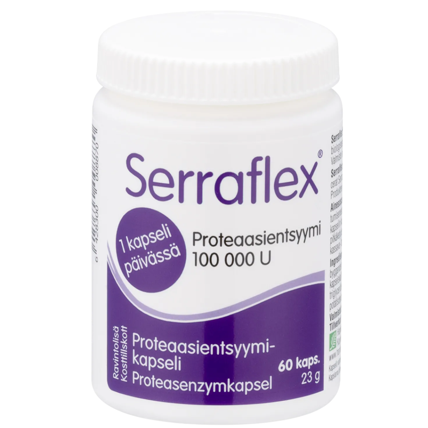 Serraflex - Proteaasientsyymikapselit 60 kaps.