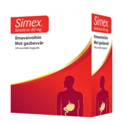Simex 80 mg simeticon 100 purutabl.