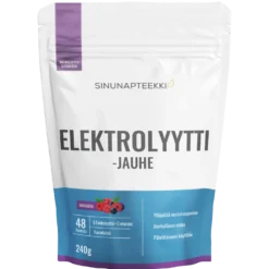 Sinunapteekin Elektrolyyttijauhe Marjaisa 240 g - erä TUTUSTUMISHINTAAN