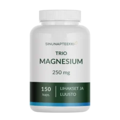 Sinunapteekin Trio Magnesium 250 mg 150 kaps.