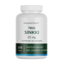 Sinunapteekin Trio Sinkki 25 mg 150 kaps.