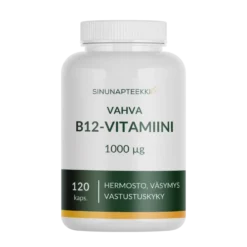 Sinunapteekin Vahva B12-vitamiini 1000 µg 120 kaps.