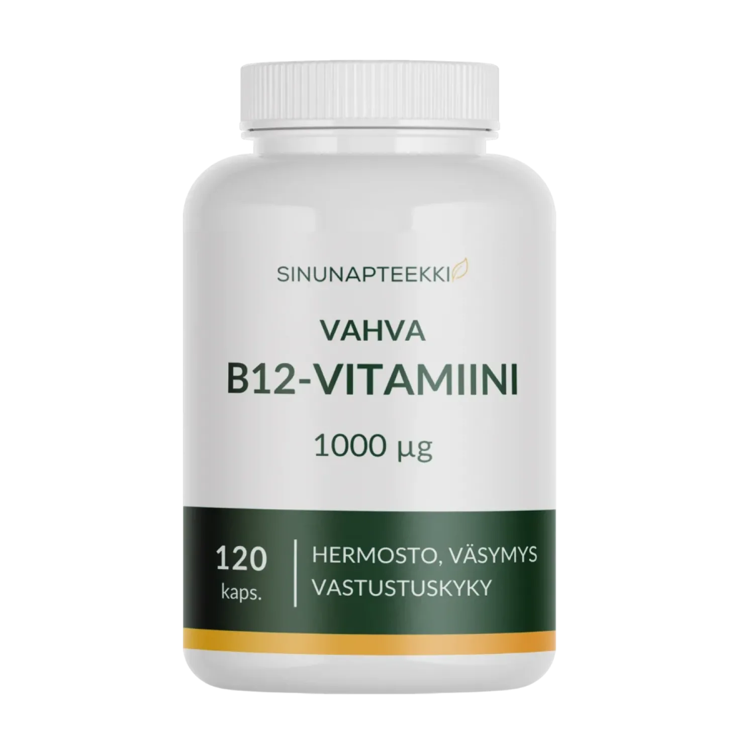 Sinunapteekin Vahva B12-vitamiini 1000 µg 120 kaps.