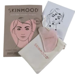 SkinMood Gua Sha Beauty Tool Rose Quartz - Gua Sha, ruusukvartsia 1 kpl