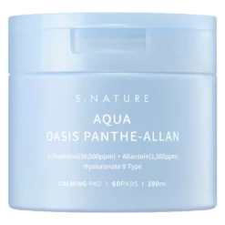 S.NATURE Aqua Oasis Panthe-Allan Calming Pad - Kasvovesilaput 60 kpl