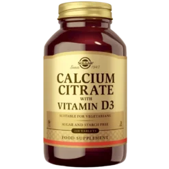 Solgar Calcium Citrate +D3 - Kalsiumsitraatti +D3 240 tabl.