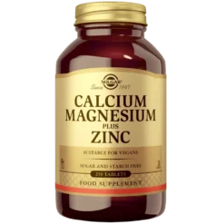 Solgar Calcium Magnesium Plus Zinc - Kalsium-magnesium-sinkki 250 tabl.