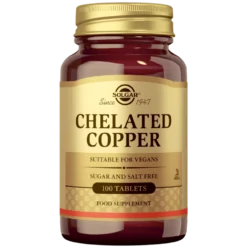 Solgar Chelated Copper - Kuparikelaatti 100 tabl.