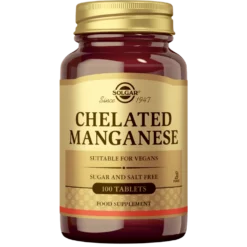 Solgar Chelated Manganese - Mangaanikelaatti 100 tabl.