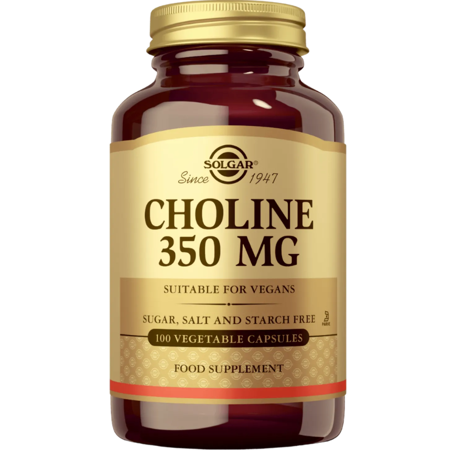 Solgar Choline 350 mg - Koliini 100 kaps.
