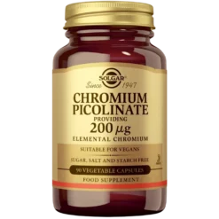 Solgar Chromium Picolinate 200 µg - Kromipikolinaatti 90 kaps.