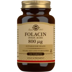 Solgar Folacin 800 µg - Foolihappo 100 tabl.