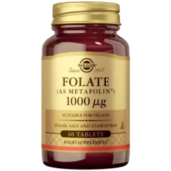 Solgar Folate - Folaatti 1000 µg 60 tabl.