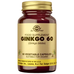 Solgar Ginkgo 60 - Ginkgo lehtijauhe ja - uutekapseli 60 kaps.