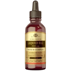 Solgar Liquid B12 2000 µg with B-Complex - Nestemäinen B12-vitamiini 59 ml