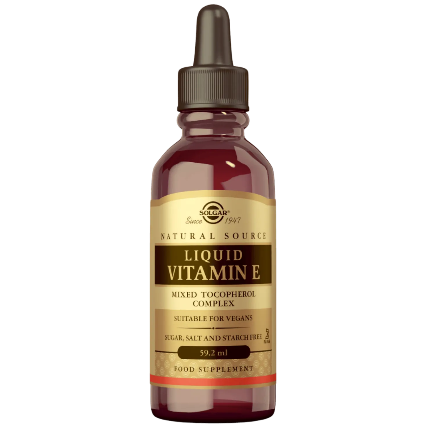 Solgar Liquid Vitamin E-Vitamiini, nestemäinen 59,2 ml