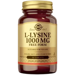Solgar L-Lysine 1000 mg - L-Lysiini 50 tabl.