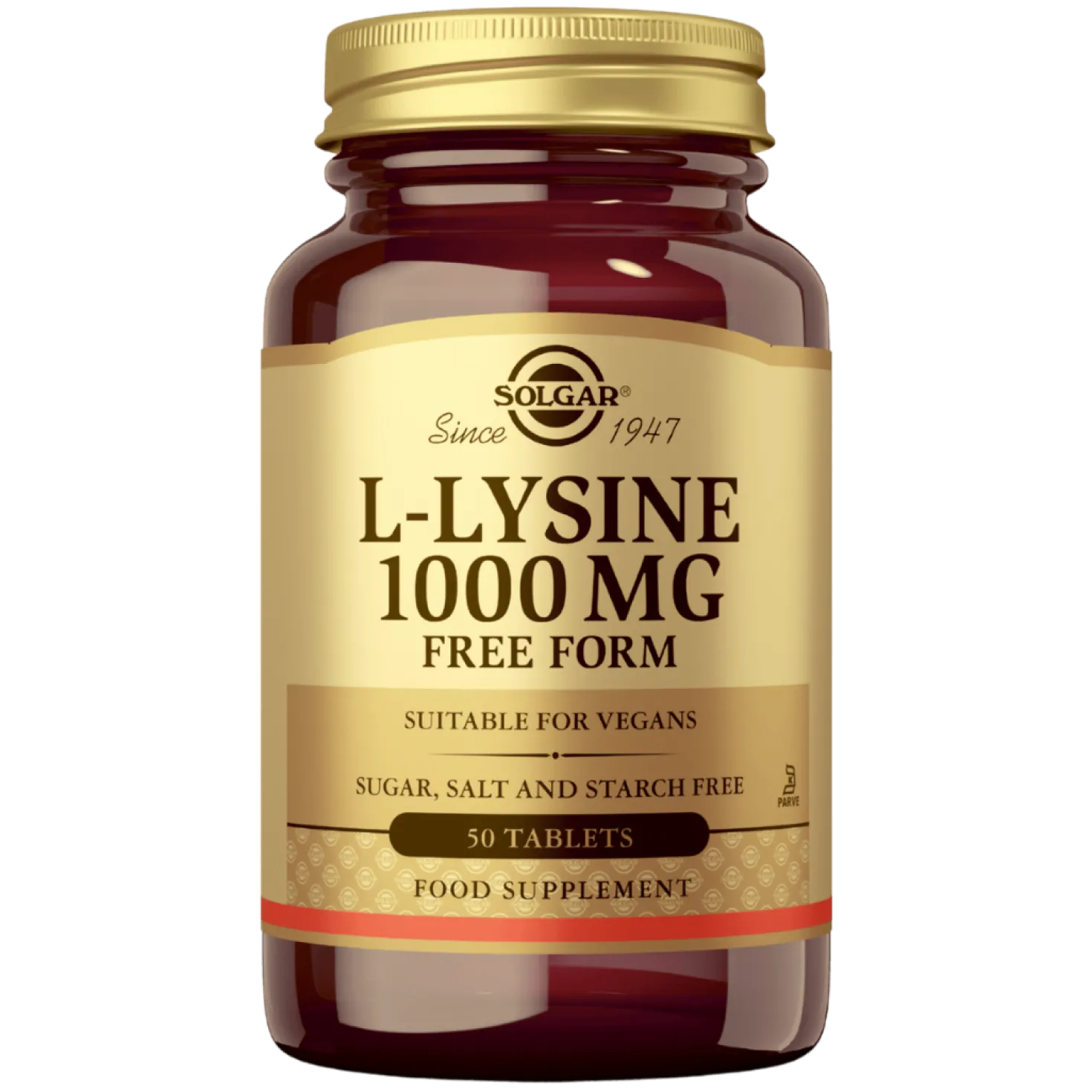 Solgar L-Lysine 1000 mg - L-Lysiini 50 tabl.